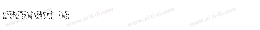 titillium li字体转换